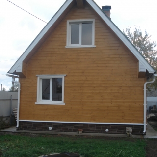 Утепление дома в деревне Козловка