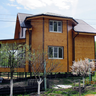 Каркасный дом с эркером 9х9 <br />Цена 2358000 руб