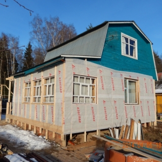 Ремонт и реконструкция дома в деревне Кожино